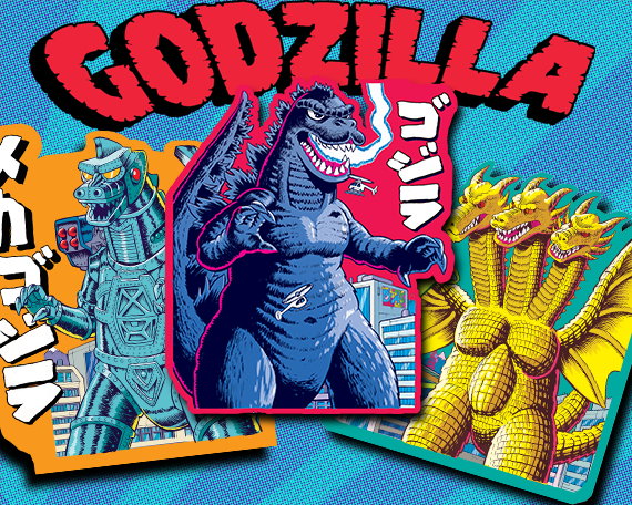 Godzilla Sticker Pack #1