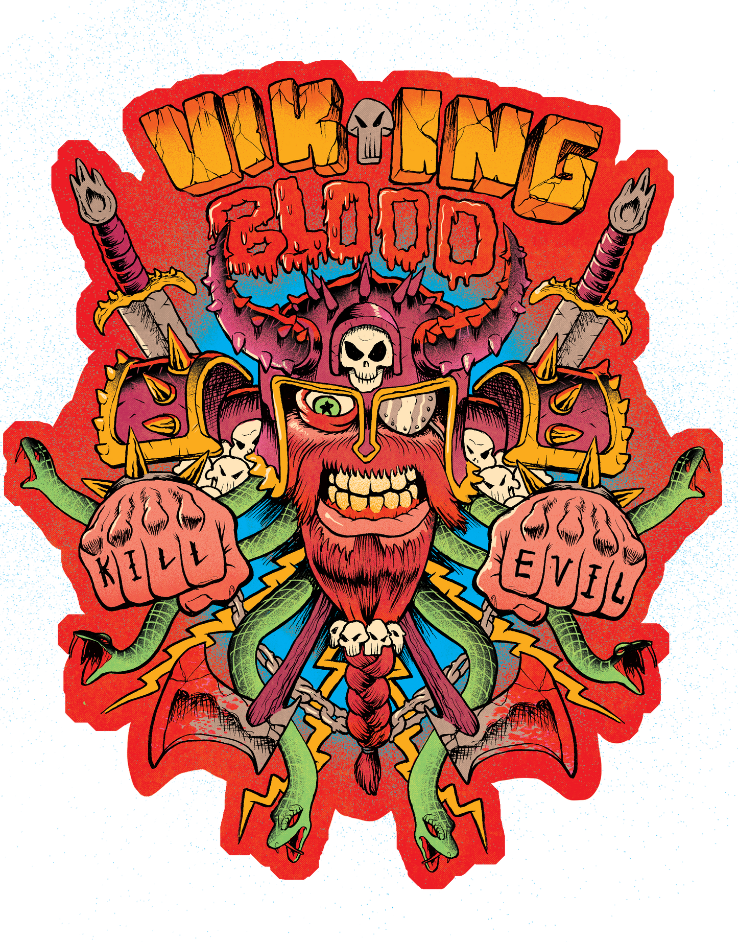 Viking Blood Sticker