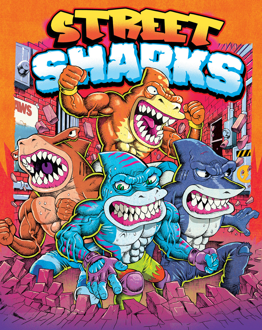 Street Sharks Poster