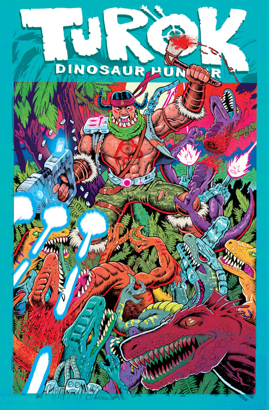 Turok Poster (Dino Massacre) | Sci-fi wall decor monsters